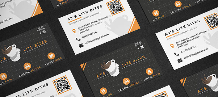 Business card mockup