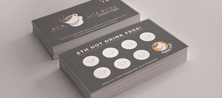 Loyalty cards mockup